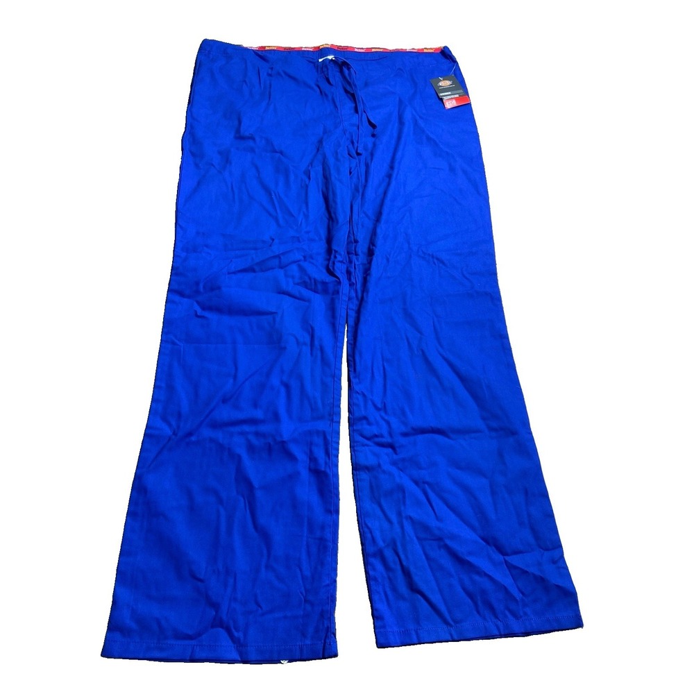 Dickies EDS Signature Scrub Pants Unisex Large Blue Medical Workwear 83006